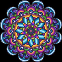 Jigsaw puzzle: Rainbow mandala