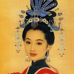 Jigsaw puzzle: Lovely chinese woman