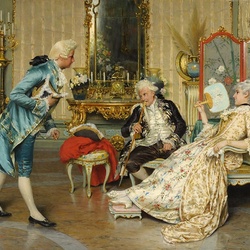 A game of tag by Arturo Ricci - Artvee