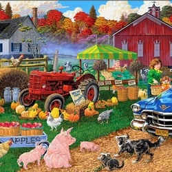 Jigsaw puzzle: Farm products