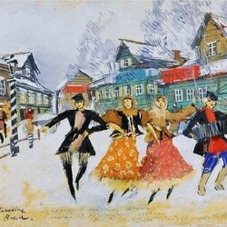 Jigsaw puzzle: Country dances