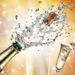 Jigsaw puzzle: Splashes of champagne