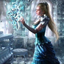 Jigsaw puzzle: Lailanna, Keeper of the Crystal