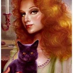 Jigsaw puzzle: The Witch And Cat