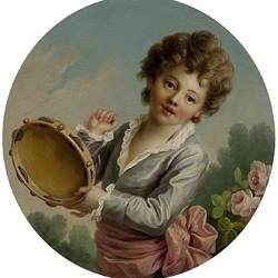 Jigsaw puzzle: Boy with a tambourine