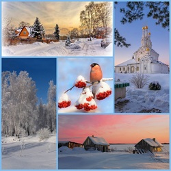 Jigsaw puzzle: Winter in Russia