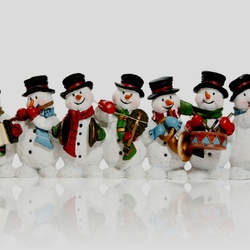 Jigsaw puzzle: Funny snowmen