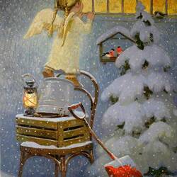Jigsaw puzzle: Angel for Christmas