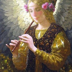 Jigsaw puzzle: Angel and pipe