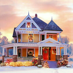 Jigsaw puzzle: Home meets Christmas