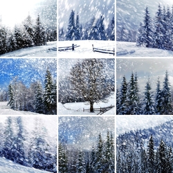 Jigsaw puzzle: The snow is spinning