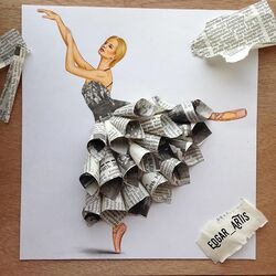 Jigsaw puzzle: Made from newspaper