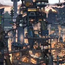 Jigsaw puzzle: Futuristic city