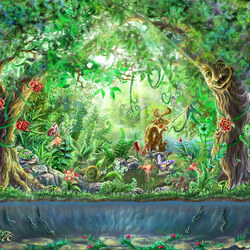 Jigsaw puzzle: Fairy forest
