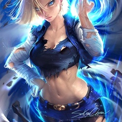 Jigsaw puzzle: Android 18