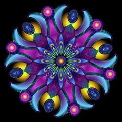 Jigsaw puzzle: Purple flower