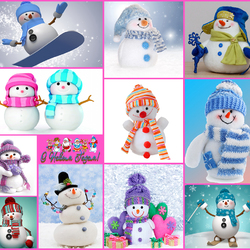 Jigsaw puzzle: Snowmen