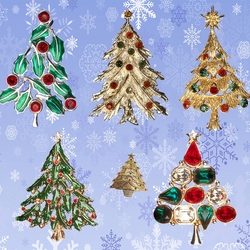Jigsaw puzzle: Christmas trees