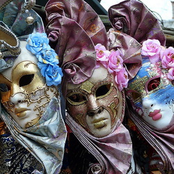 Jigsaw puzzle: Venetian masks