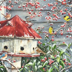 Jigsaw puzzle: Bird house
