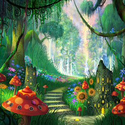 Jigsaw puzzle: Path to a fairy tale