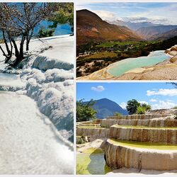 Jigsaw puzzle: White water terraces