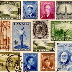 Jigsaw puzzle: Stamps of canada