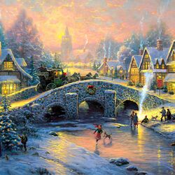 Jigsaw puzzle: Winter village