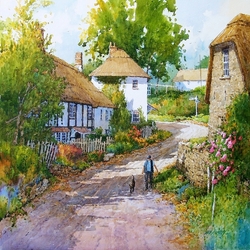 Jigsaw puzzle: Summer in the village