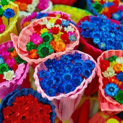 Jigsaw puzzle: Multicolored bouquets