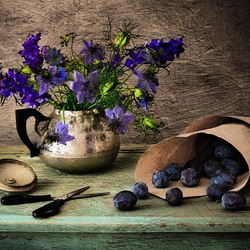 Jigsaw puzzle: In shades of blue