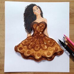 Jigsaw puzzle: Pancake dress