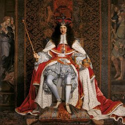Jigsaw puzzle: Charles II of England in coronation robes