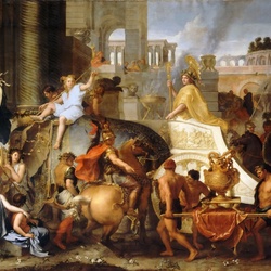 Jigsaw puzzle: Alexander's triumphal entry into Babylon