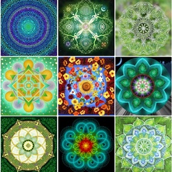 Jigsaw puzzle: Mandala - flower