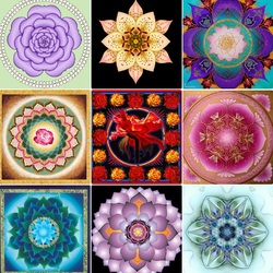 Jigsaw puzzle: Mandala - flower