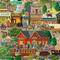 Jigsaw puzzle: In the West