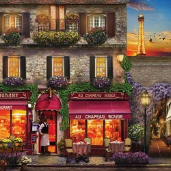 Jigsaw puzzle: Restaurant in Paris