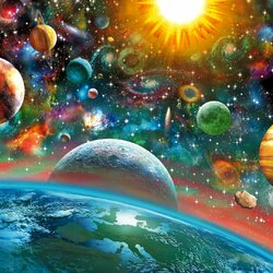 Jigsaw puzzle: Planets