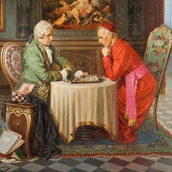 Jigsaw puzzle: Chess games