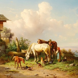 Jigsaw puzzle: Rural life