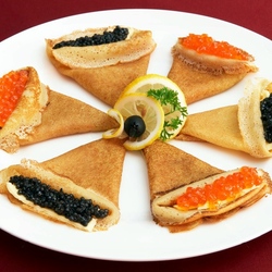 Jigsaw puzzle: Pancakes with caviar