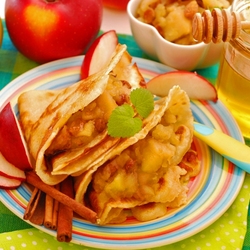Jigsaw puzzle: Pancakes with apples