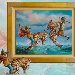 Jigsaw puzzle: Sea rodeo