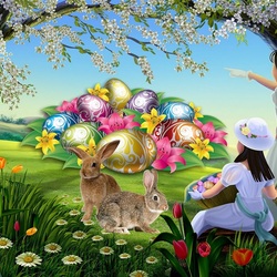 Jigsaw puzzle: Easter morning