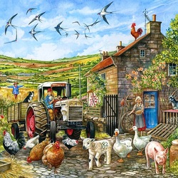 Jigsaw puzzle: A day at the farm