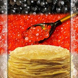 Jigsaw puzzle: Caviar and pancakes