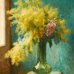 Jigsaw puzzle: Mimosa bouquet