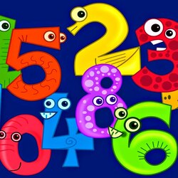 Jigsaw puzzle: Funny numbers