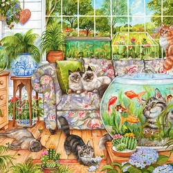 Jigsaw puzzle: For cat lovers